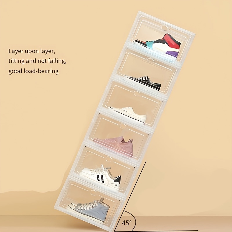 Boîte à chaussures homme 10L 'Clear Box' transparent 36,5x26,5x14cm -  L'Incroyable