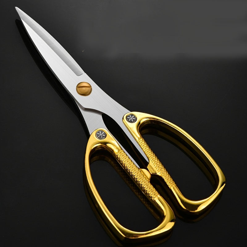 2 Pack 8 Titanium Non-Stick Scissors, All-Purpose Professional Stainl –
