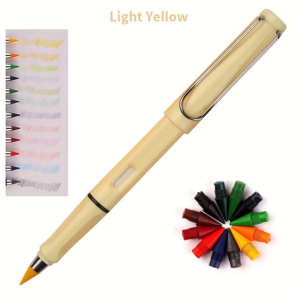 Colorful Durable Pencils That Can Be Written For A Long Time, Continuous  Writing Pencils, No-sharpening Colored Pencils With Eraser - Temu  Philippines