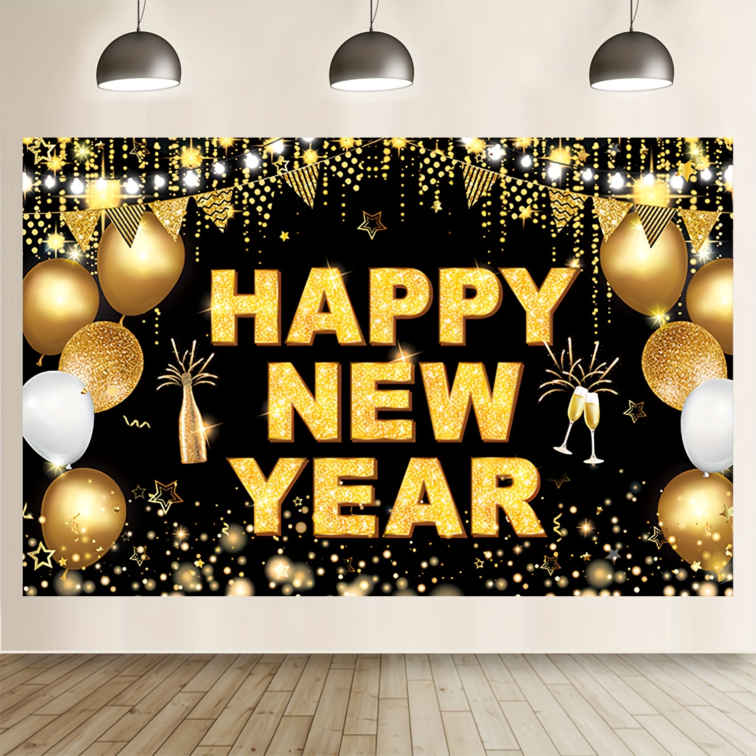 New Year Party Decoration Banner Family Party New Year Party - Temu United  Arab Emirates