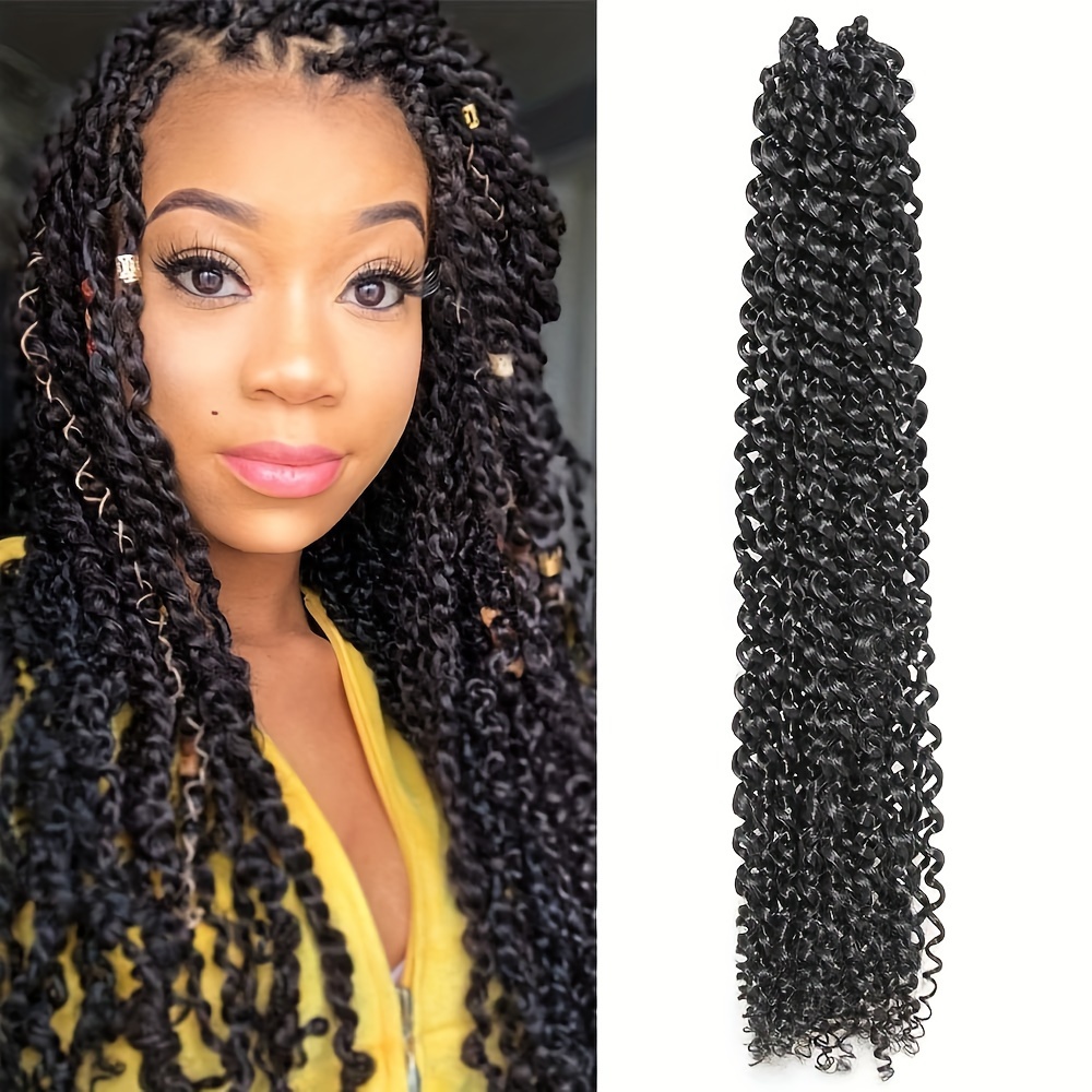 Dreadlock Hairpiece Passion Hair Water Wave Synthetic Braids - Temu