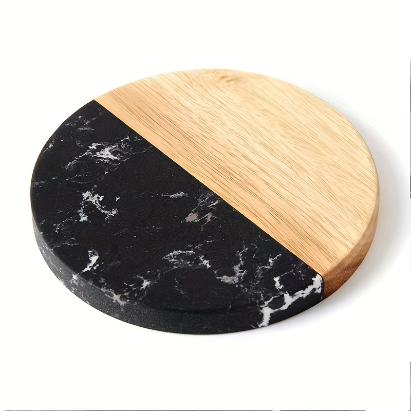 Custom Engraved Marble Wooden Coasters Personalized Gift - Temu