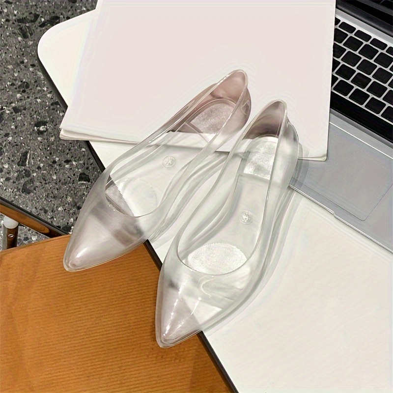 Transparent cheap pvc shoes