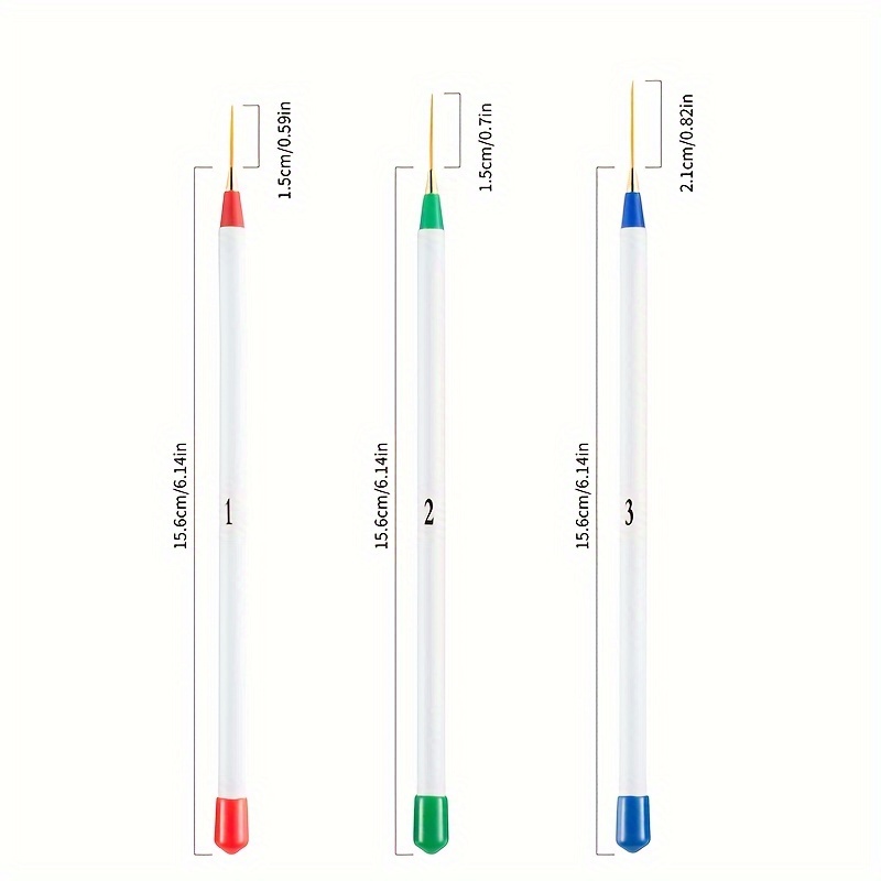 Set Pennelli Per Nail Art, Strumenti Di Design Per Nail Art, Pennello Per  Gel Per Unghie