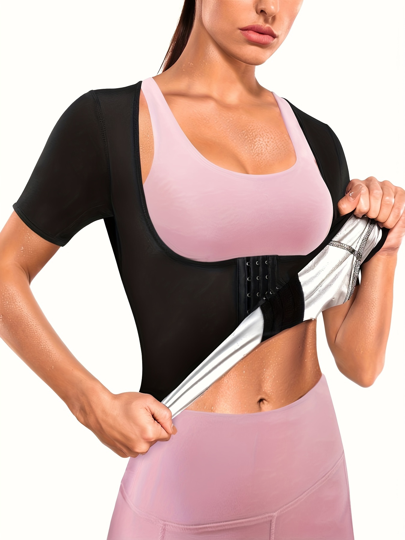 Sauna Sweat Tank Top Women Slimming Compression Body Shaper - Temu