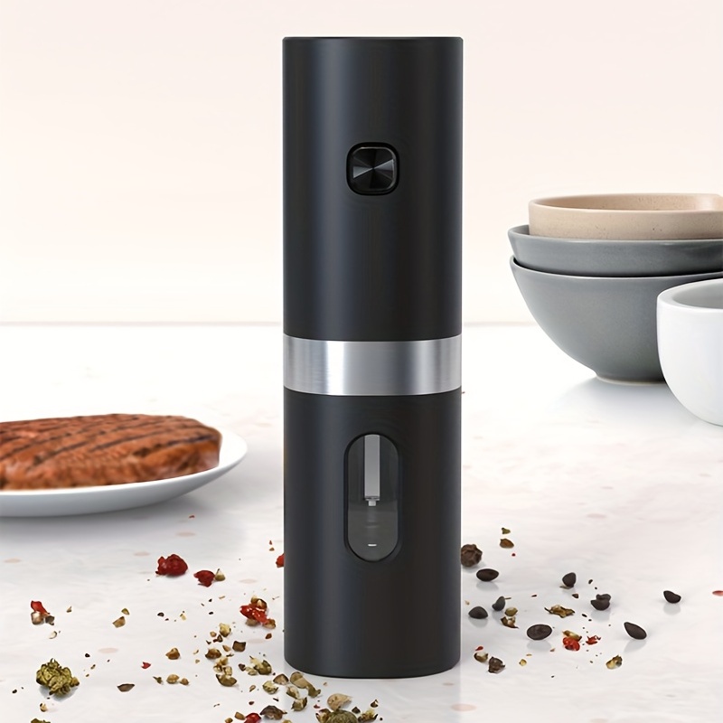 Pepper Grinder Household Sea Salt Ginder Electric Adjustable - Temu