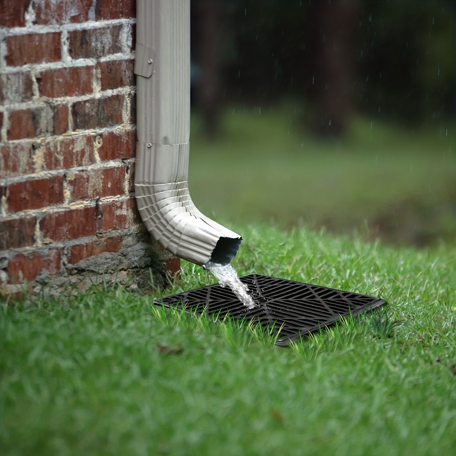 Rain Gutter Downspout Extensions Drain Adapter, No Dig Catch Basin
