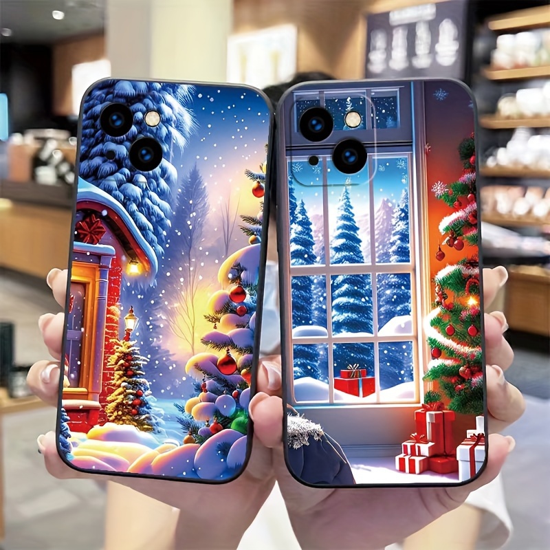 

Christmas Theme Pattern Tpu Drop-proof Phone Case, For Iphone 15promax/15pro/15plus/15/14promax/14pro/14plus/14/13promax/13pro/13mini/13/12promax/12pro/12mini/12/11promax/11pro/11/xr