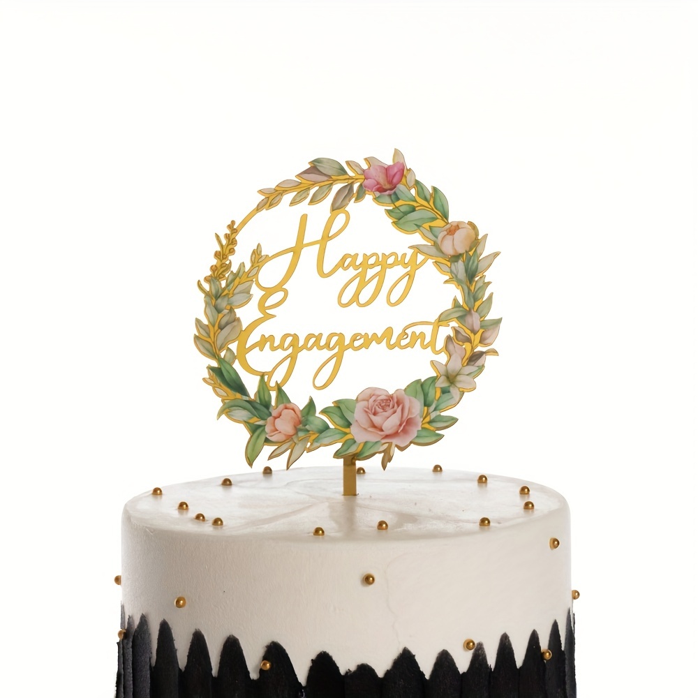 Acrylic Said Yes Cake Topper Cake Decoration Engagement - Temu