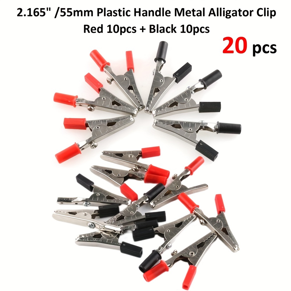 100-pcs Mini Metal Alligator Clips For Crafts - Small Roach Clips