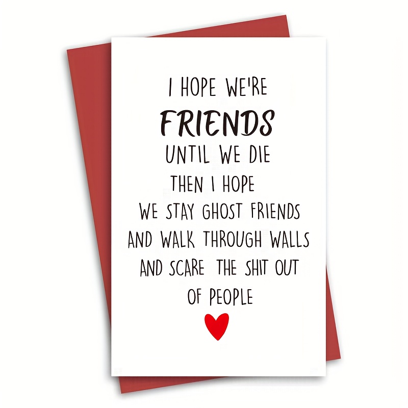 Gift To Humanity Friendship Card By Em & Friends