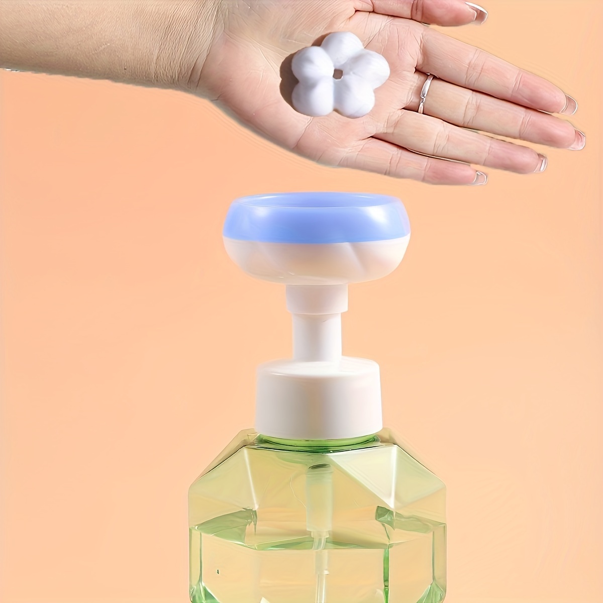 Transparent Empty Soap Foaming Bottle Mousse Foam Bottle - Temu