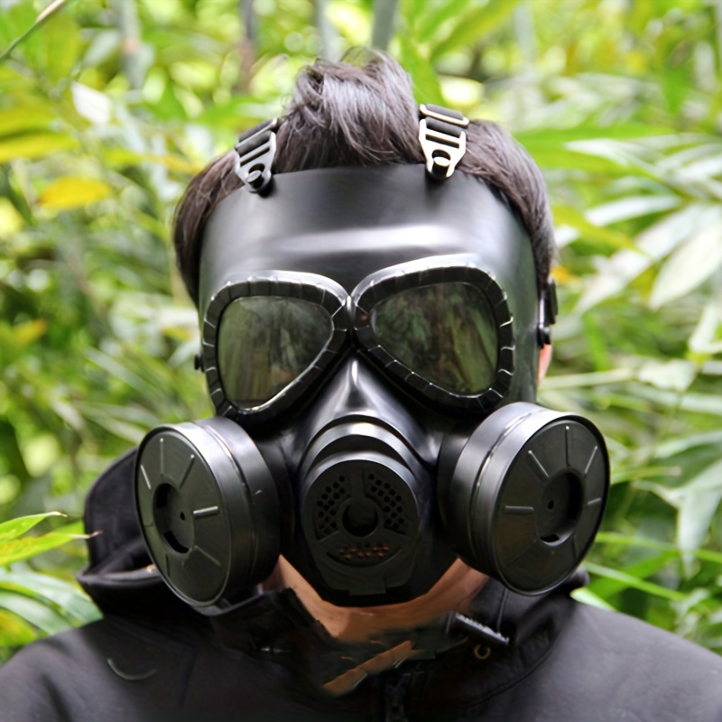 Masque à gaz M04 utilisé pour la compétition masque à gaz factice Wargame  Cosplay Mask (noir)