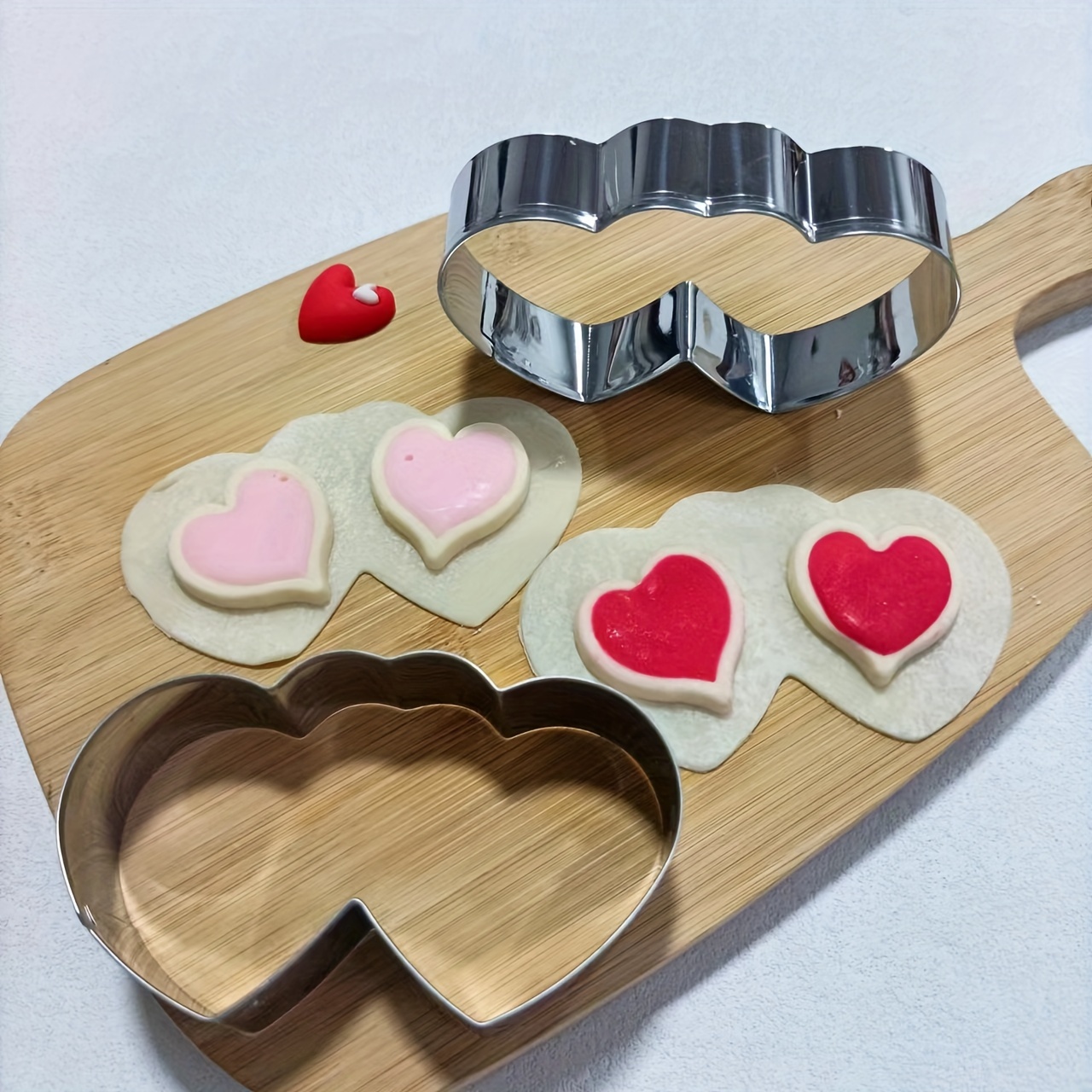 5pz Set Tagliapasta A Forma Cuore Tagliapasta Biscotti San - Temu Italy