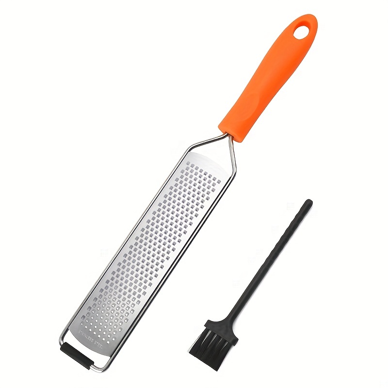 Lemon Zester, Cheese Grater, Multifunctional Stainless Steel Garlic Grater,  Manual Ginger Shredded, Household Creative Cheese Grater With Brush,  Vegetable Grater, Kitchen Stuff, Kitchen Gadgets - Temu