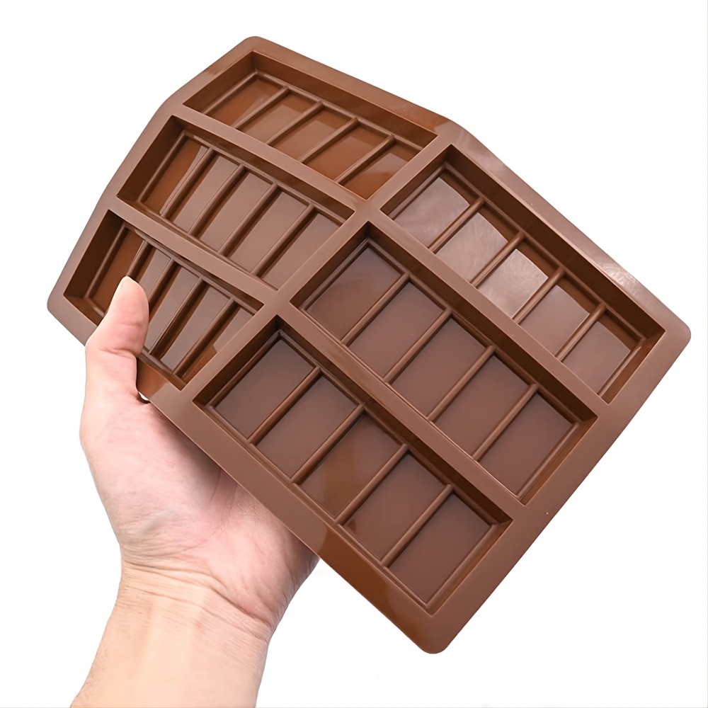 BREAK APART SILICONE CHOCOLATE MOLDS CHOCOLATE BAR MOLDS HOMEMADE PROTEIN  AND EN