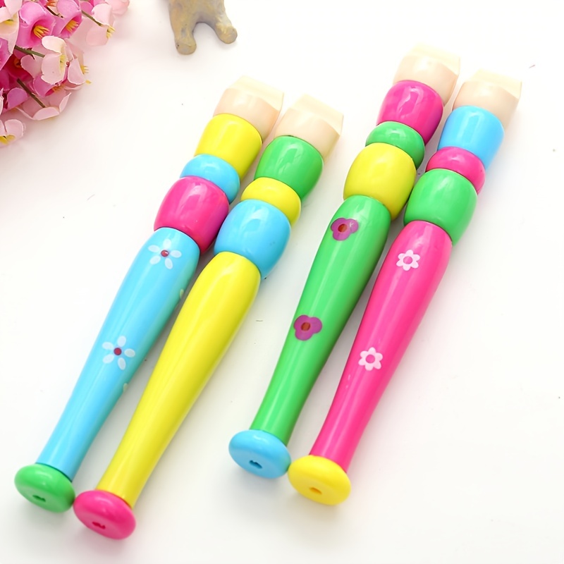 Flûte courte pour enfants, Instrument de musique en bois pour enfants,  apprentissage d'instruments musicaux éducatifs