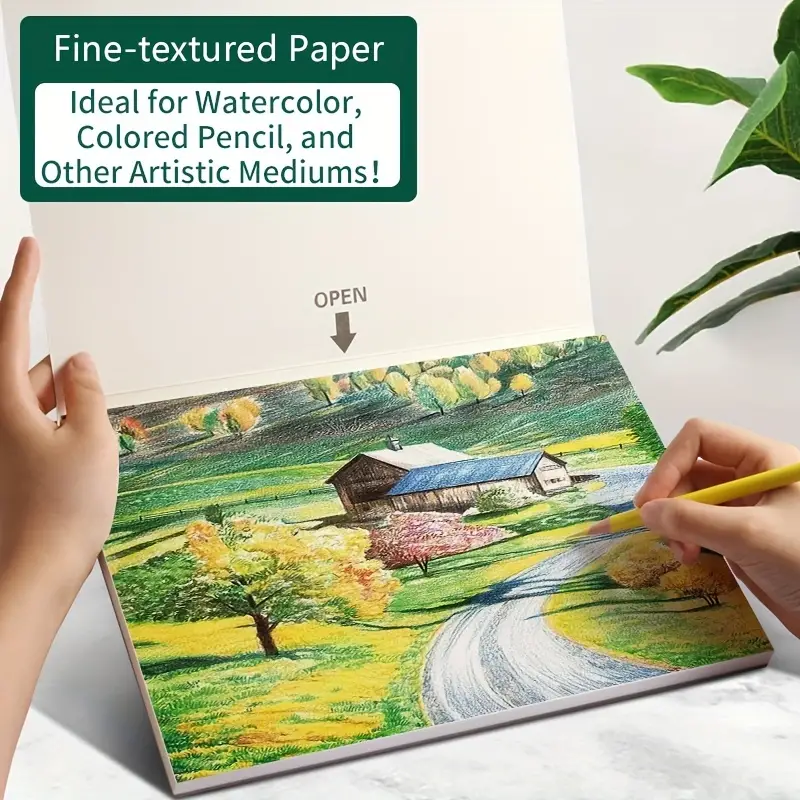 100% Professional Watercolor Paper Hand Painted Watercolor - Temu