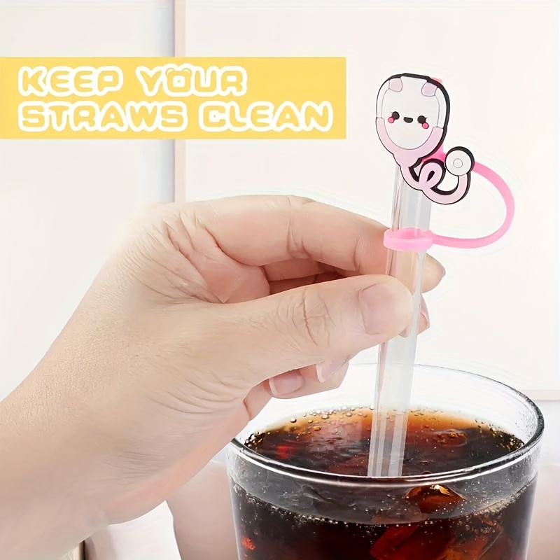 9pcs Nurse Drinking Straw Covers Medical Reusable - Temu