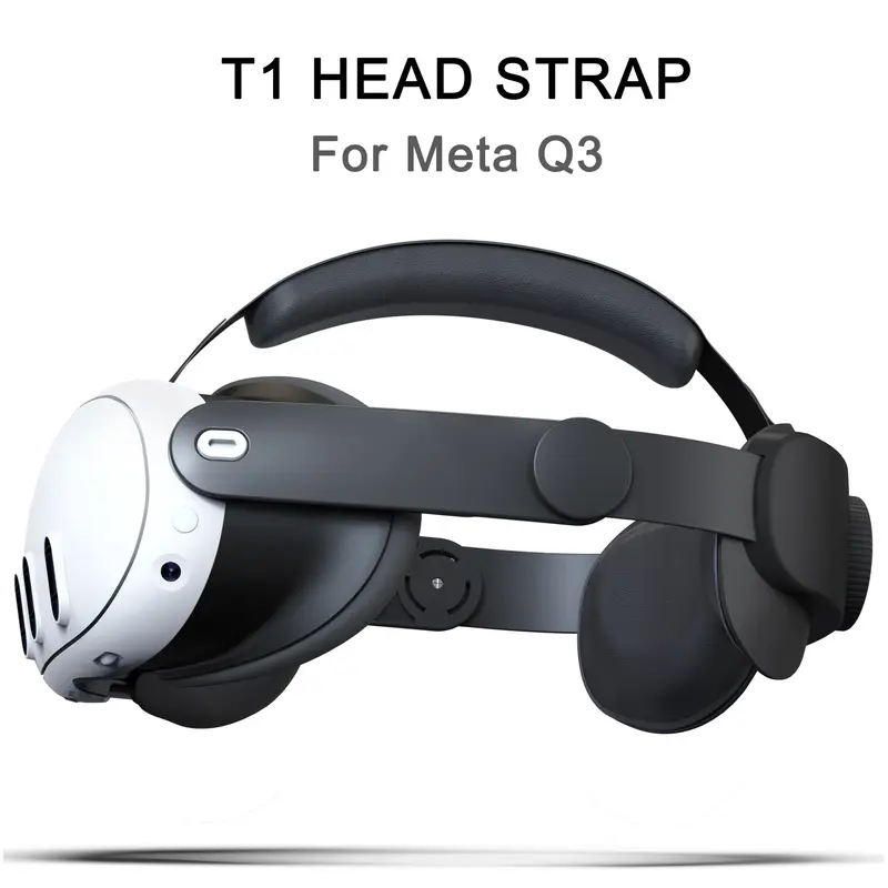 Compatible With Oculus Quest 3 Headband, Lightweight And Adjustable  Accessories To Enhance VR Headset Support And Comfort (White)(Black)VR  Accessories