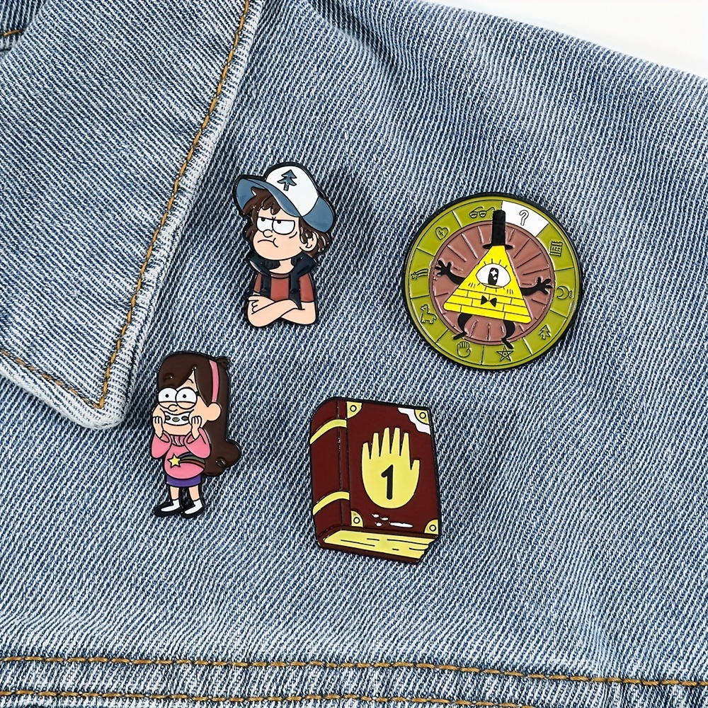 Creative Cartoon Funny Girl Pin Brooch
