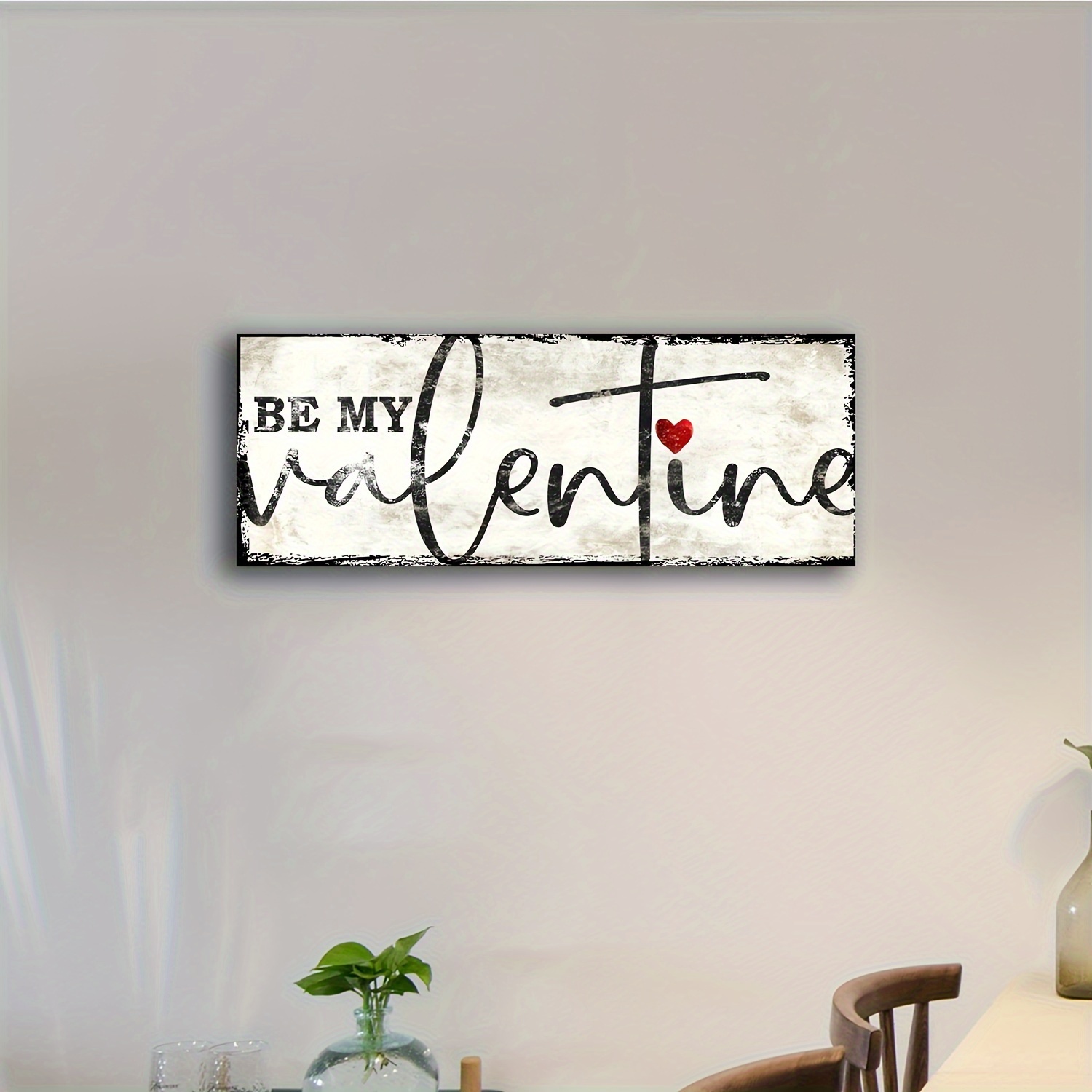 Valentine Sign Valentine Decor Heart Sign Entryway Living - Temu