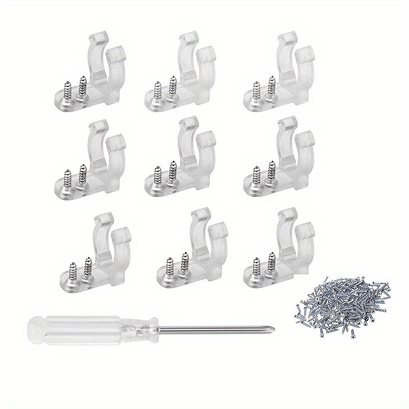 Clear Clips Mini Clear Decorating Hook Clips For Christmas - Temu