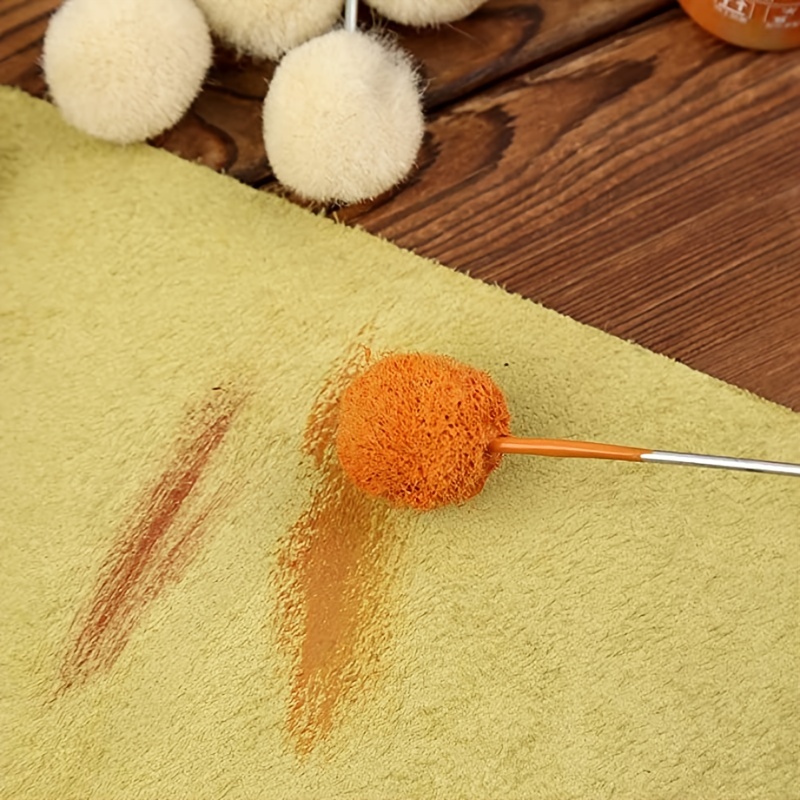 Wool Daubers Ball Brush Applicator Tool For Leather Dye - Temu