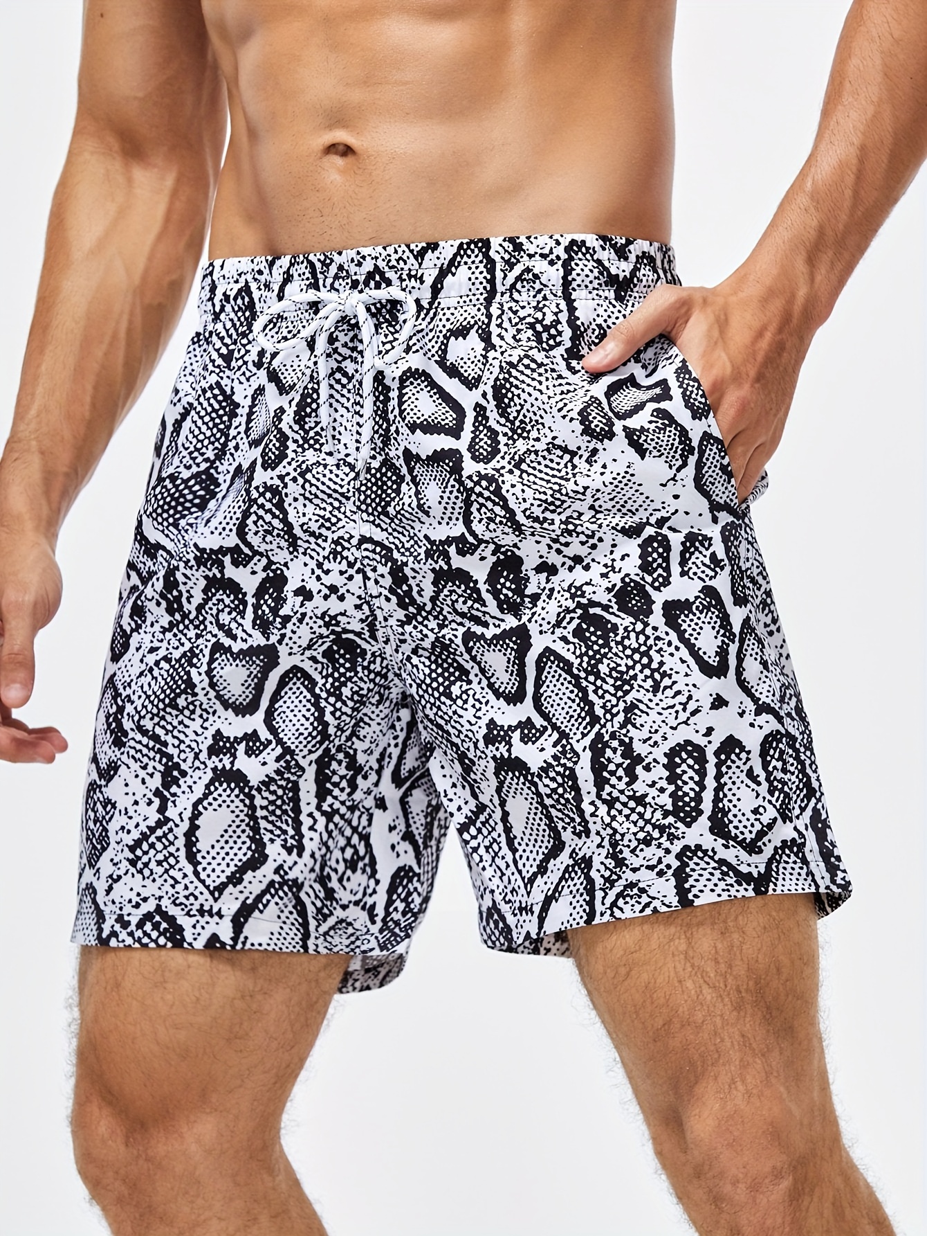 Mens deals snakeskin shorts