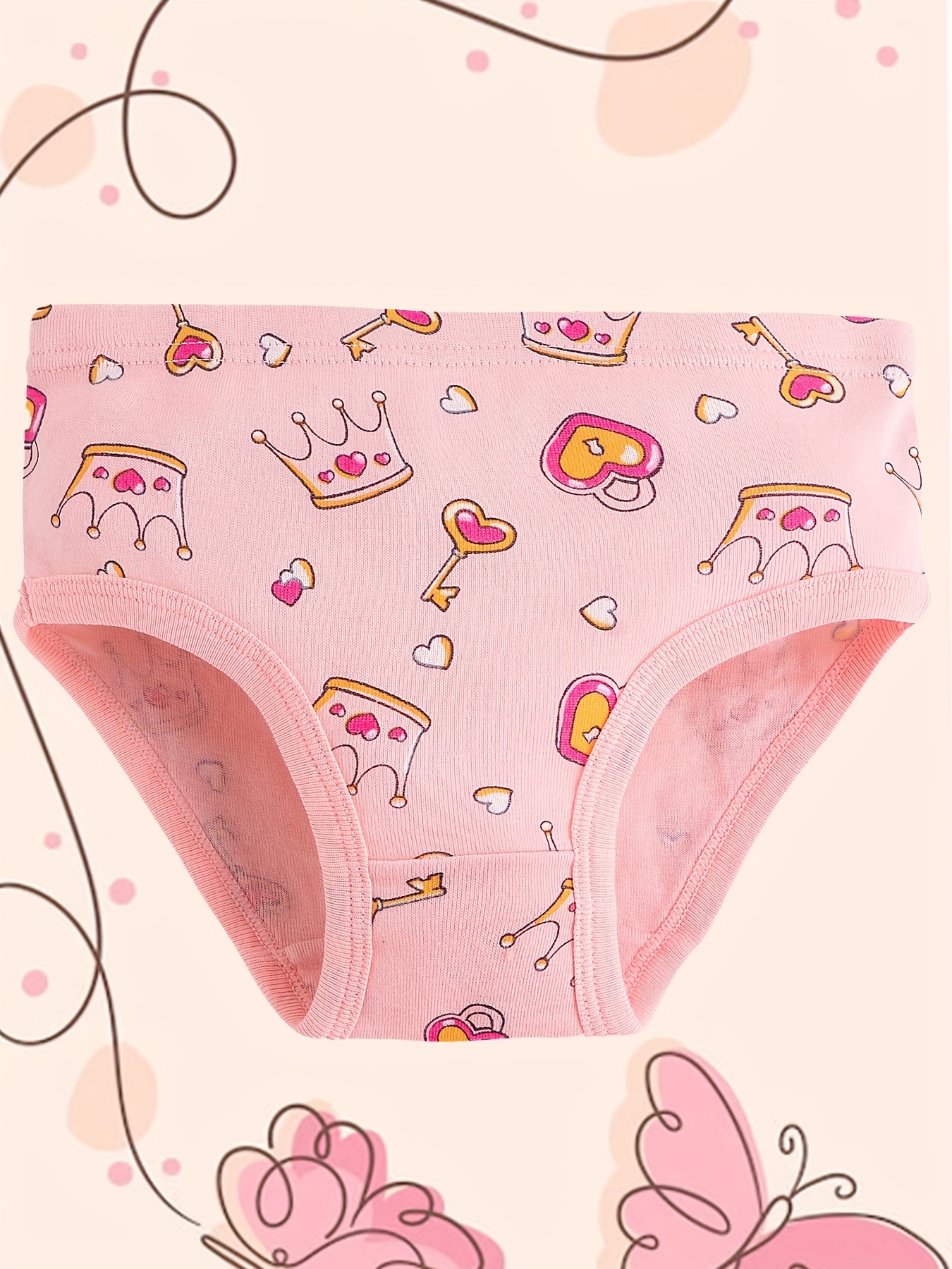 Doll Clothes 100%Cotton Cute Cartoon Print Panties,Underwear For