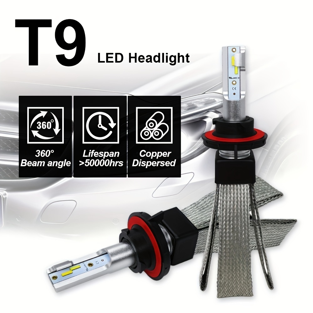 High Power Cob Chip H15 Led High Beam Headlight Driving - Temu