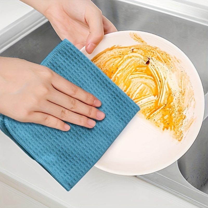 KinHwa Microfiber Dish cloths for Washing Dishes Ultra Absorbent
