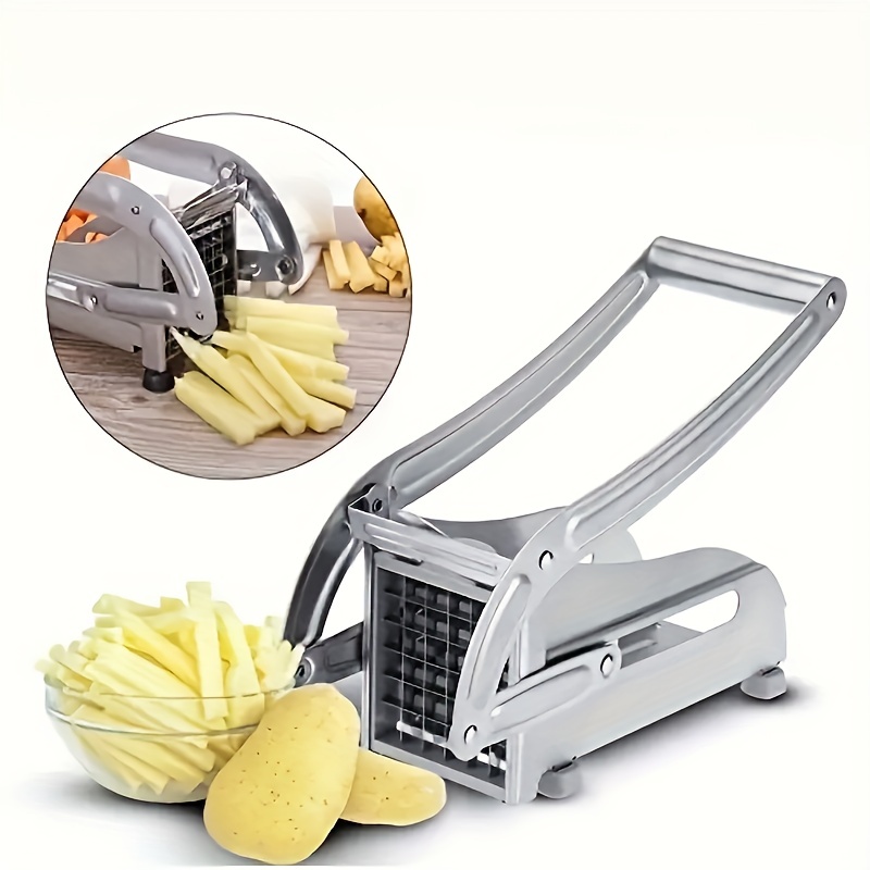 White French Fries Cut With Lid Potato Potato Cutter Fast Stainless Steel French  Fries Cut - Temu