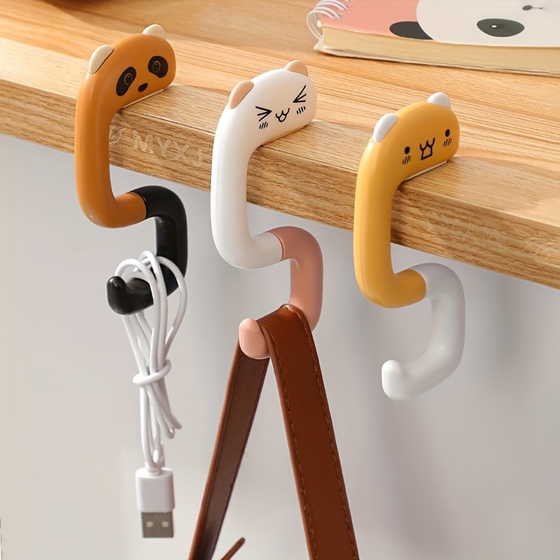 Panda Wooden Purse Hanger Purse Hook Handbag Hanger Table 