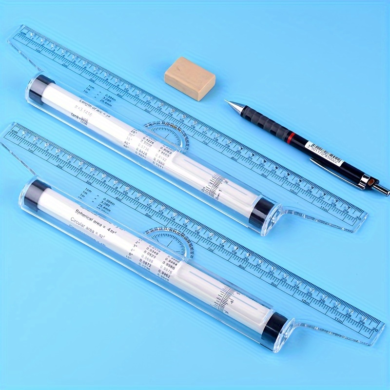 Plastic Measuring Rolling Ruler Drawing Roller Ruler - Temu