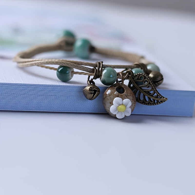 Women's Ethnic Style Ceramic Jewelry, Creative Handmade