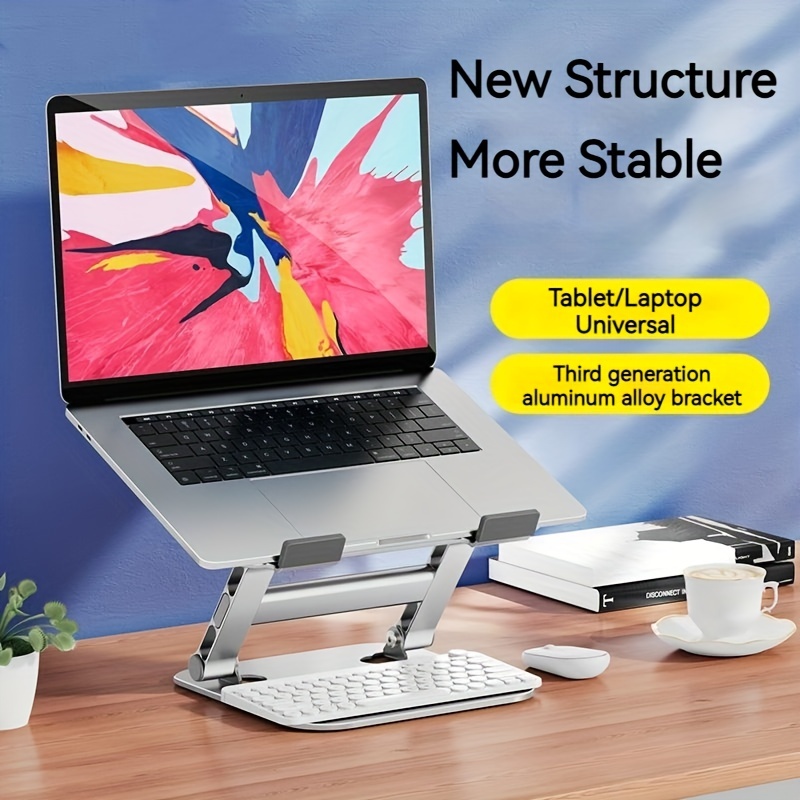 Support Stable et pratique pour ordinateur portable et tablette, pliable et  ergonomique, accessoire Pc réglable