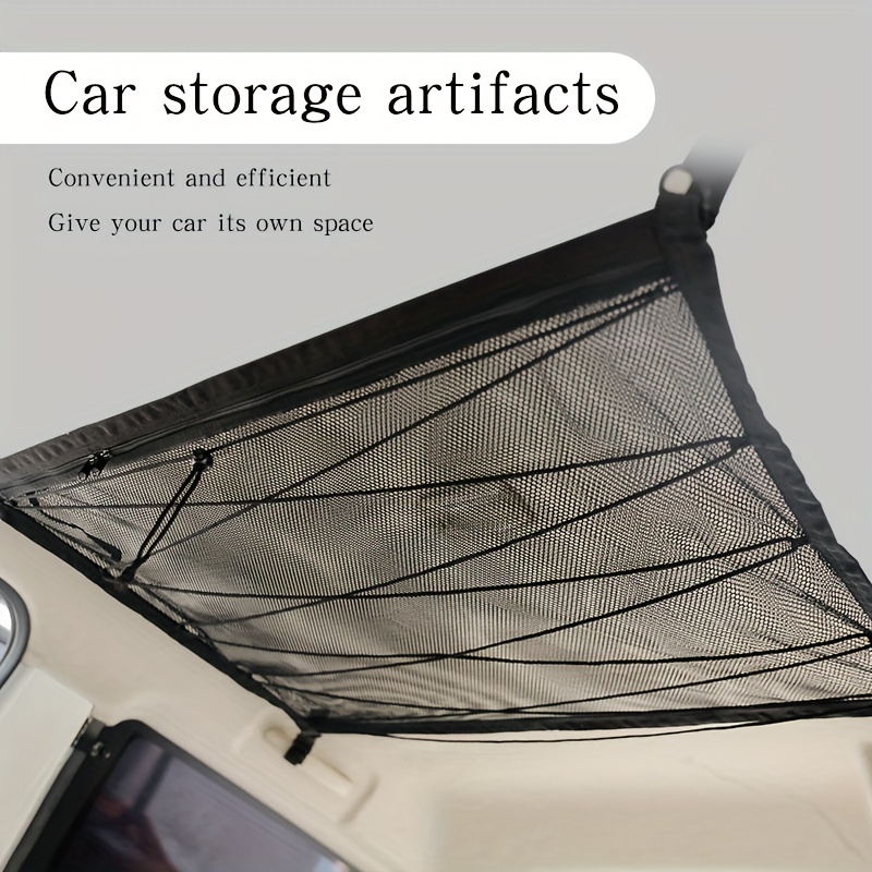 Auto Dach Aufbewahrung Netz Reißverschluss Organizer Doppelstock