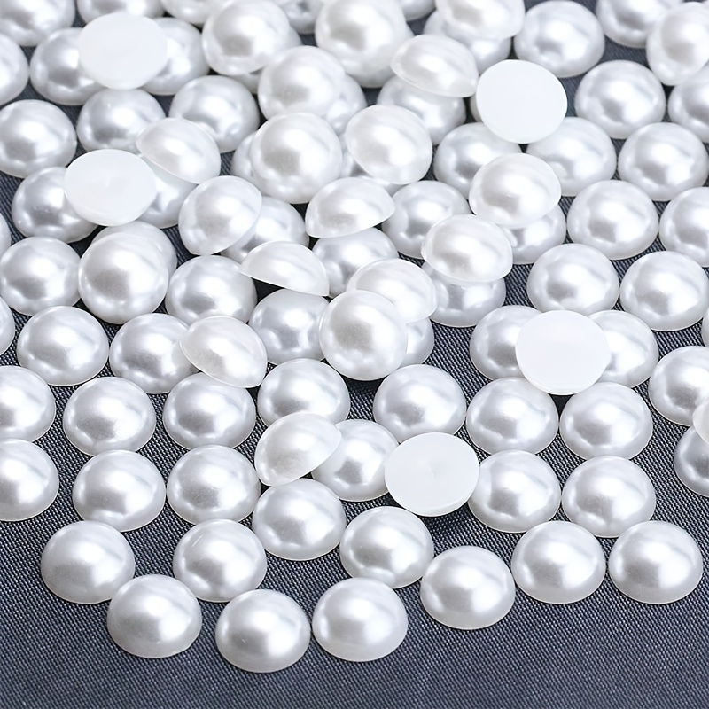 Medias perlas para bisutería y manualidades 