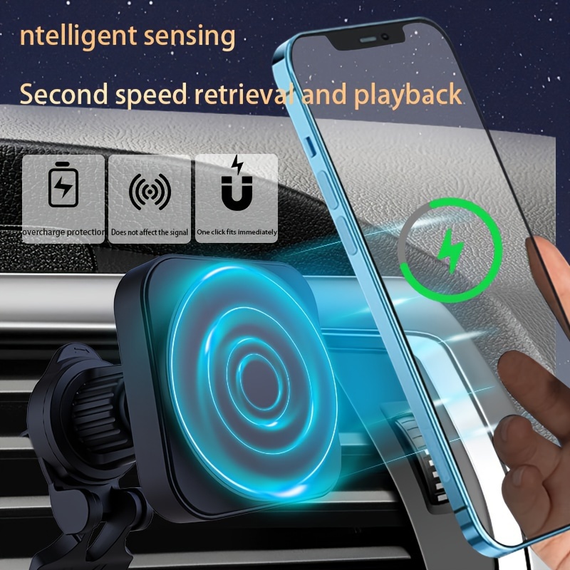 Automatic Infrared Induction Car Wireless Charger Car Air Vent Mobile Phone  Fast Charging Holder Car Accessories, Office Accessories, School Supplies,  Perfect Gift For Christmas Birthday - Temu