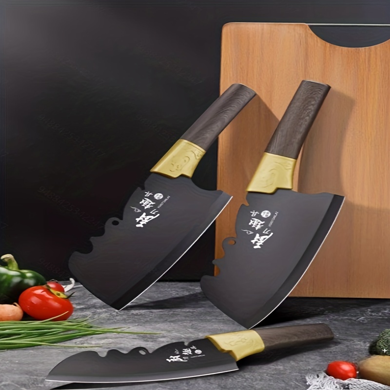 9 Inch Big Knife Chopper Slicing Handmade Forge Longquan Kitchen