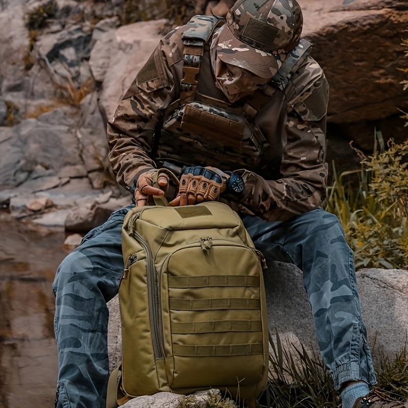 Mochila Táctica Militar Mochila Grande Montañismo Hombres - Temu