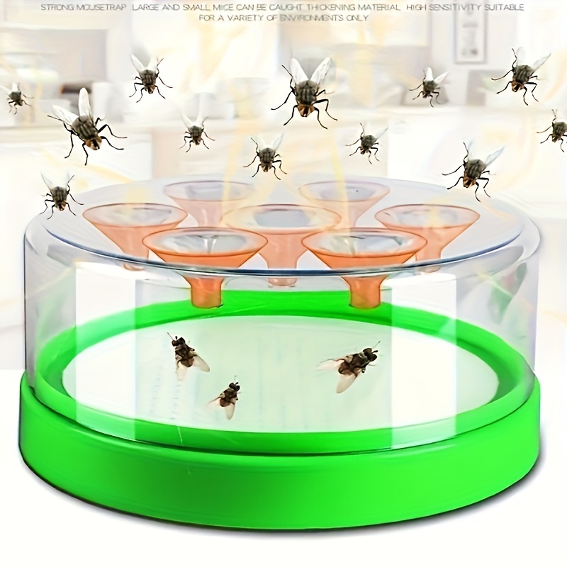 Pmmj New Automatic Fly Trap Home Garden Restaurant Fly Catcher Indoor  Insect Fly Catcher Household Practical Solid Silent Fly Killing Supplies -  Temu United Arab Emirates