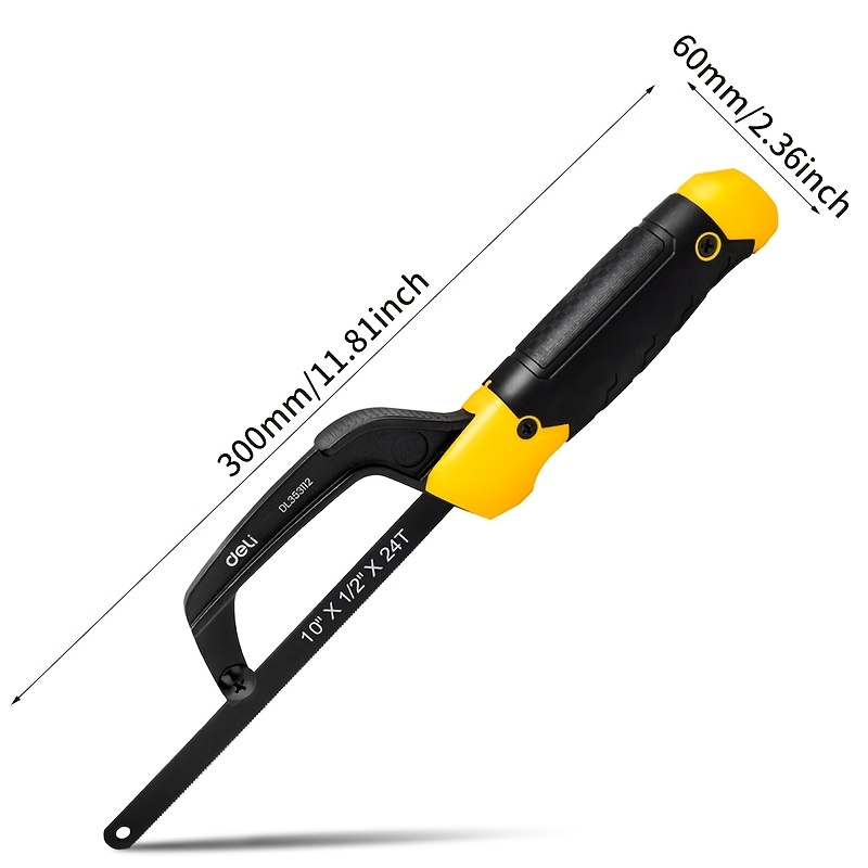 Stanley® Mini-Hack™ 15-809 Indispensable Mini Hacksaw, 10 in L, Steel Blade