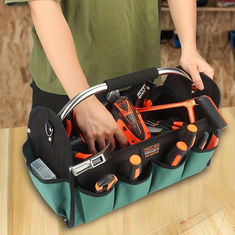 Heavy Duty Tool Storage Bag Top open Tool Bag With - Temu