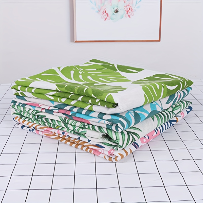 Digital Printed Fabric Cotton And Linen Tablecloth Curtain Fabric