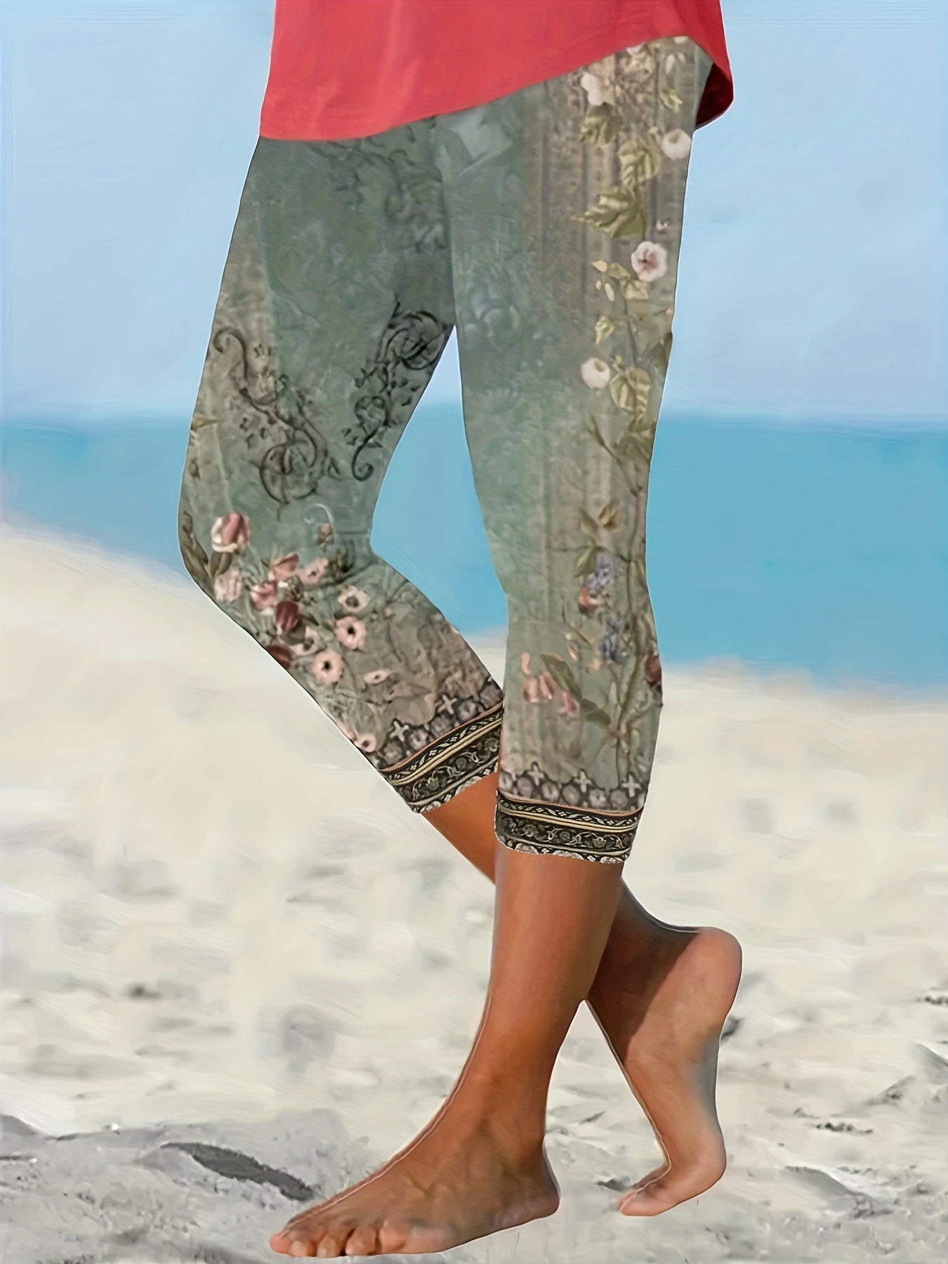 New Mix Plus Size Leggings Floral On Mixed Pattern Zimbabwe