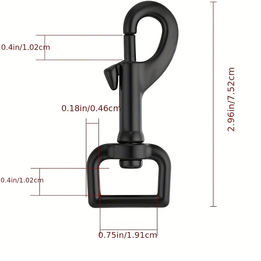 4pcs Rotating Metal Buckle Hook Heavy Duty Dog Leash Buckle Outdoor Camping  Hiking Accessories - Sports & Outdoors - Temu