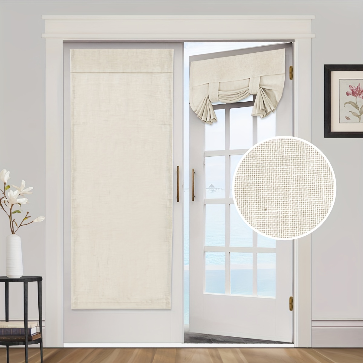 Cortinas de puerta, cortina de puerta con aislamiento térmico, cortina para  ventana de puerta, pantalla de puerta de tela Oxford impermeable, puerta