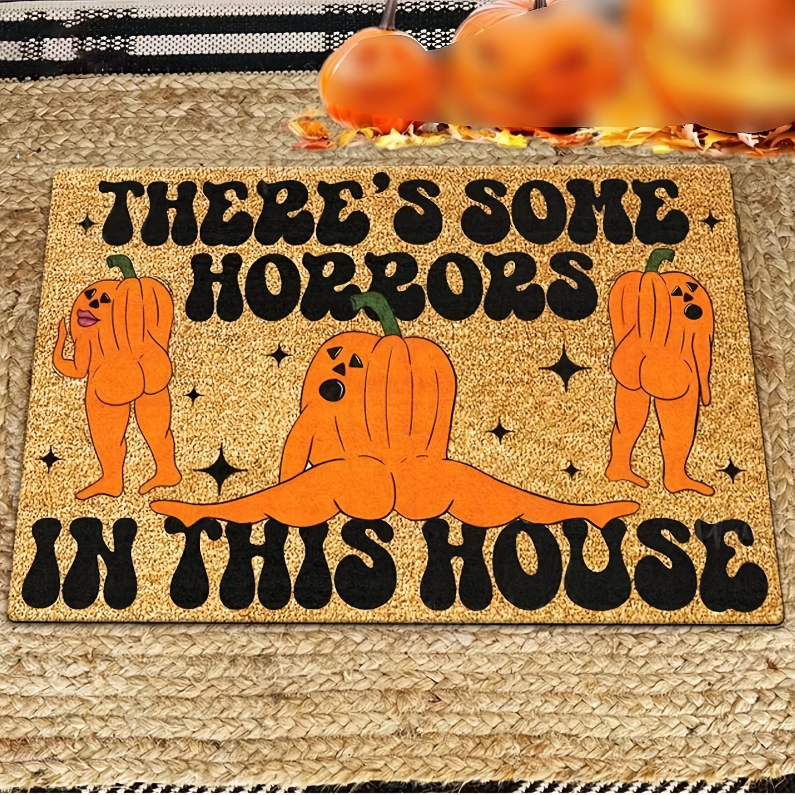 Halloween Decor Carpet Halloween Atmosphere Floor Mats - Temu